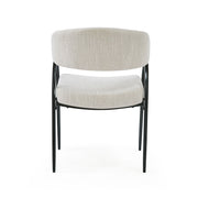 Contemporary Upholstered Dining Chairs With Metal Legs (Set of 2) - R&R Furniture Gallery (Fountain Valley, CA)