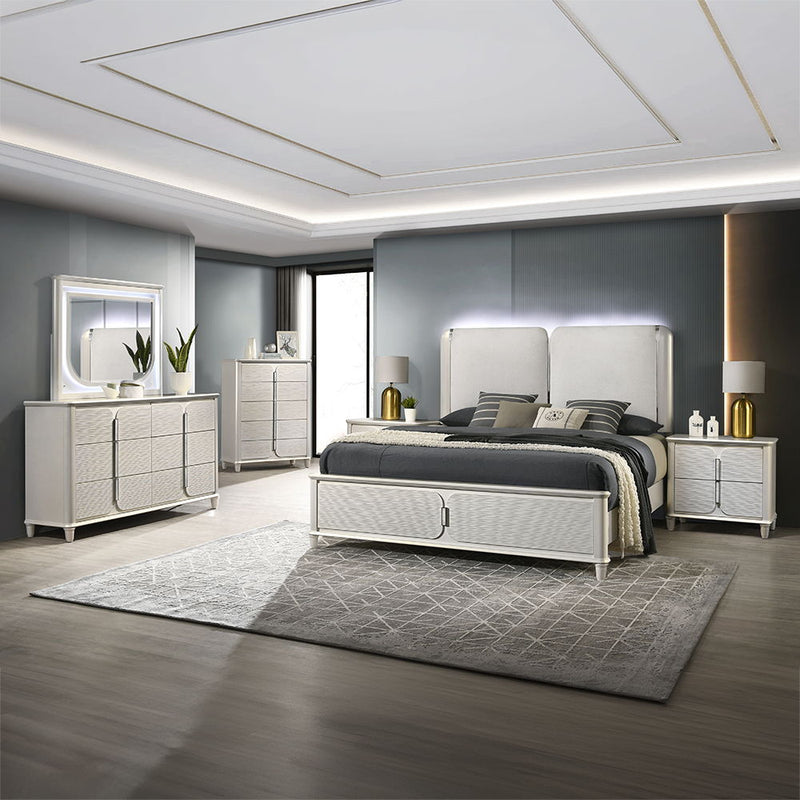 Laveda - Dresser - Pearl White - R&R Furniture Gallery (Fountain Valley, CA)