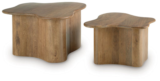 Abeford - Accent Cocktail Table (Set of 2) - Brown - R&R Furniture Gallery (Fountain Valley, CA)