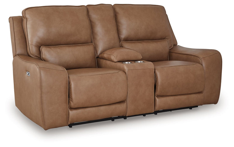DeepWakes - Power Reclining Loveseat / Console / Adjustable Headrest - R&R Furniture Gallery (Fountain Valley, CA)