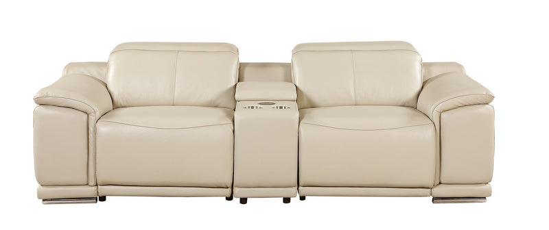 9762 - 6-Piece Modular Power Reclining Sofa And Console Loveseat Set With 5 Power Recliners In