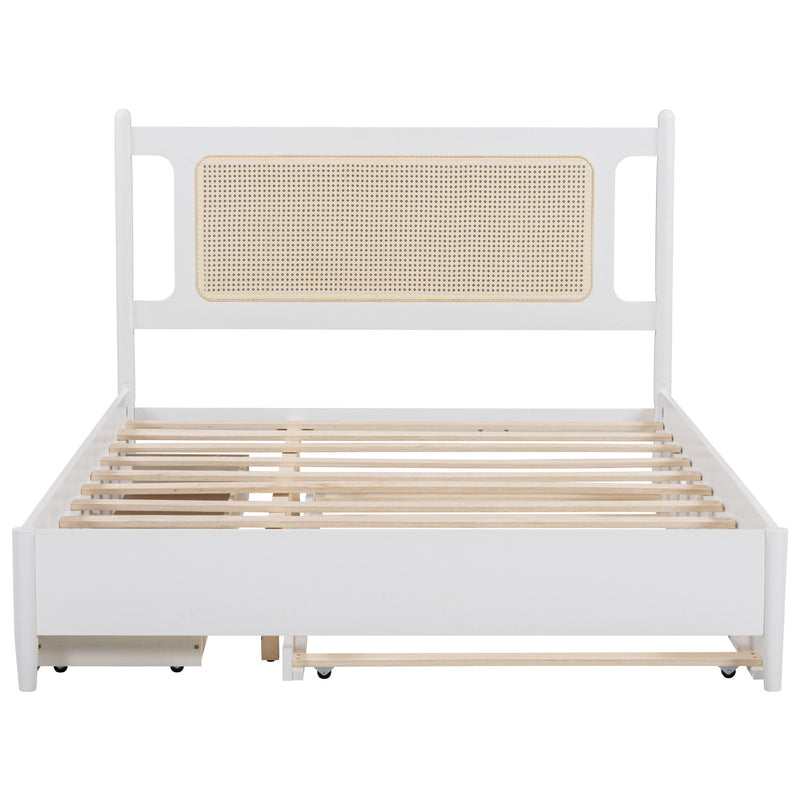 Platform Bed With 2 Big Drawers & Trundle - R&R Furniture Gallery (Fountain Valley, CA)