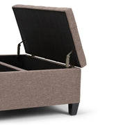 Harrison - Upholstered Coffee Table Storage Ottoman - R&R Furniture Gallery (Fountain Valley, CA)