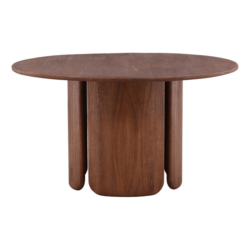 Abelard - Dining Table - Medium Brown