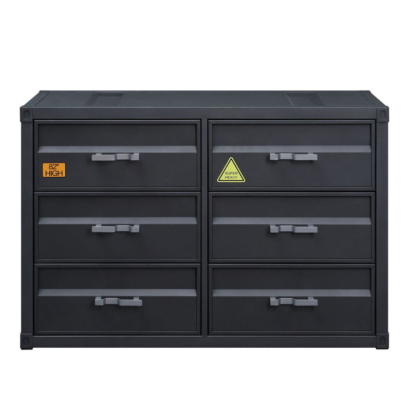 Cargo - Dresser - Gunmetal - R&R Furniture Gallery (Fountain Valley, CA)
