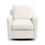 Classic Home Olivia swivel chair with a modern design, featuring a cushioned seat and backrest on a rotating base.