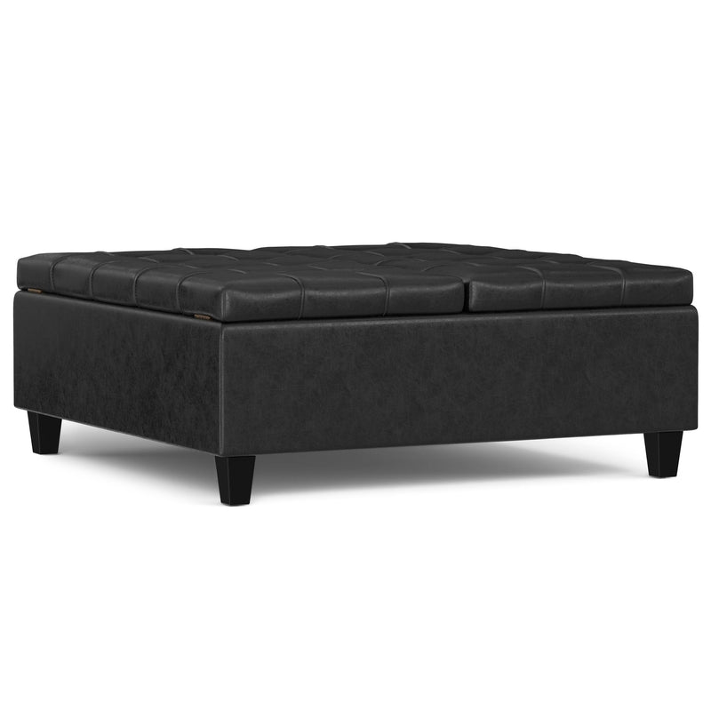 Harrison - Upholstered Coffee Table Storage Ottoman - R&R Furniture Gallery (Fountain Valley, CA)