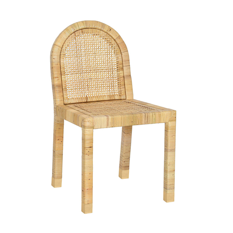 Amara - Arched Dining Chair - Cream - R&R Furniture Gallery (Fountain Valley, CA)