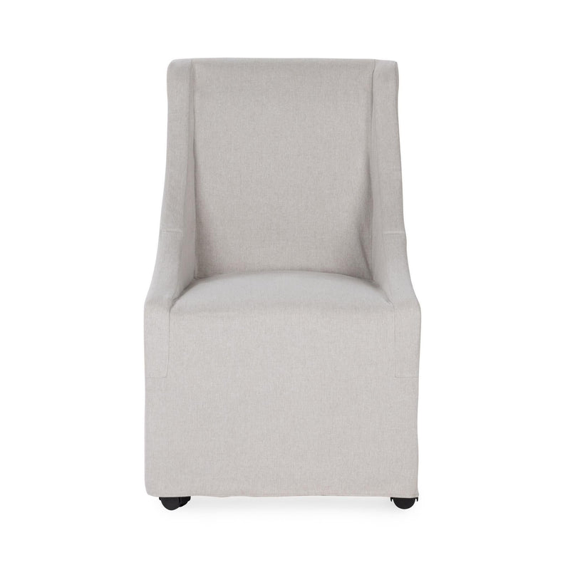 Warwick - Upholstered Rolling Dining Chair - R&R Furniture Gallery (Fountain Valley, CA)