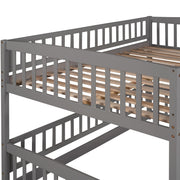 Low Bunk Bed With Slide, Fence And Ladder - R&R Furniture Gallery (Fountain Valley, CA)