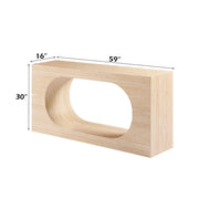 Inca - Console Table - Beige - R&R Furniture Gallery (Fountain Valley, CA)