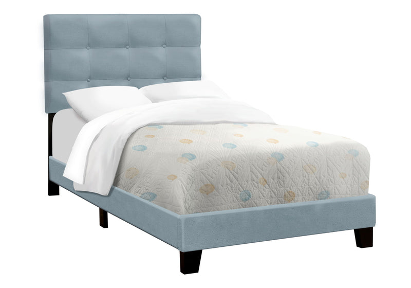 Bed, Upholstered, Frame Only, Transitional - R&R Furniture Gallery (Fountain Valley, CA)