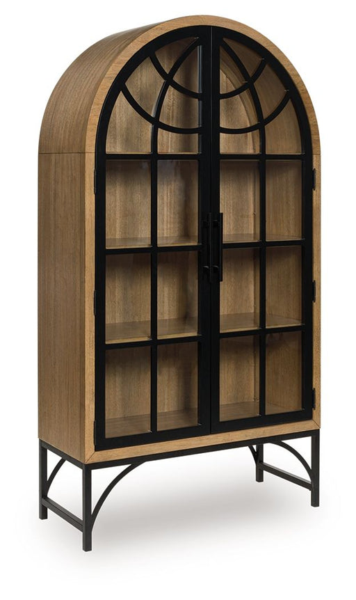 Gwenwich - Accent Cabinet - Natural / Black - R&R Furniture Gallery (Fountain Valley, CA)