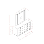Star - Dresser - White - R&R Furniture Gallery (Fountain Valley, CA)
