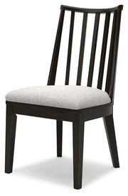 Galliden - Dining Upholstered Side Chair (Set of 2) - Black - R&R Furniture Gallery (Fountain Valley, CA)