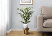 28" Tall, Artificial Plant, Palm Tree, Indoor, Faux, Fake, Floor, Greenery, Potted, Real Touch, Decorative - Green / White - R&R Furniture Gallery (Fountain Valley, CA)