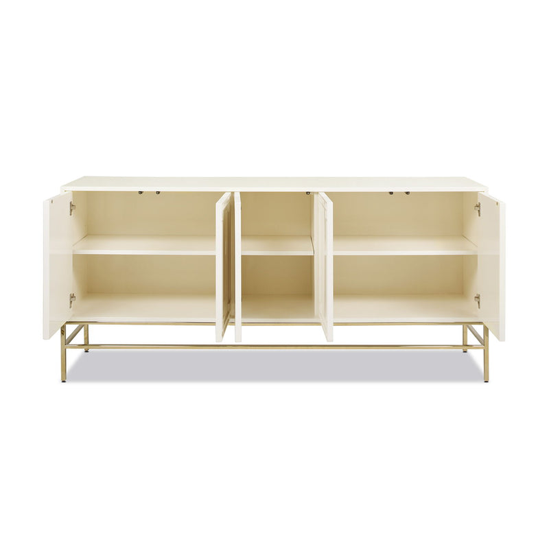 Gemini - Sideboard Storage Buffet - White Birch - R&R Furniture Gallery (Fountain Valley, CA)