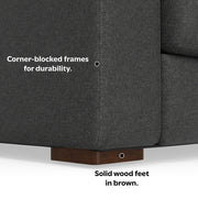 Charlie - Upholstered Deep Seater Sectional Sofa - R&R Furniture Gallery (Fountain Valley, CA)