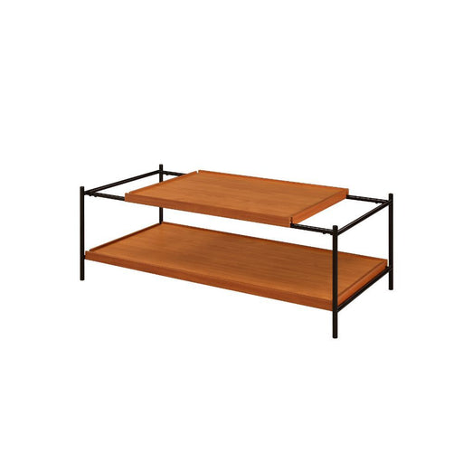 Oaken - Coffee Table - Honey Oak & Black - R&R Furniture Gallery (Fountain Valley, CA)