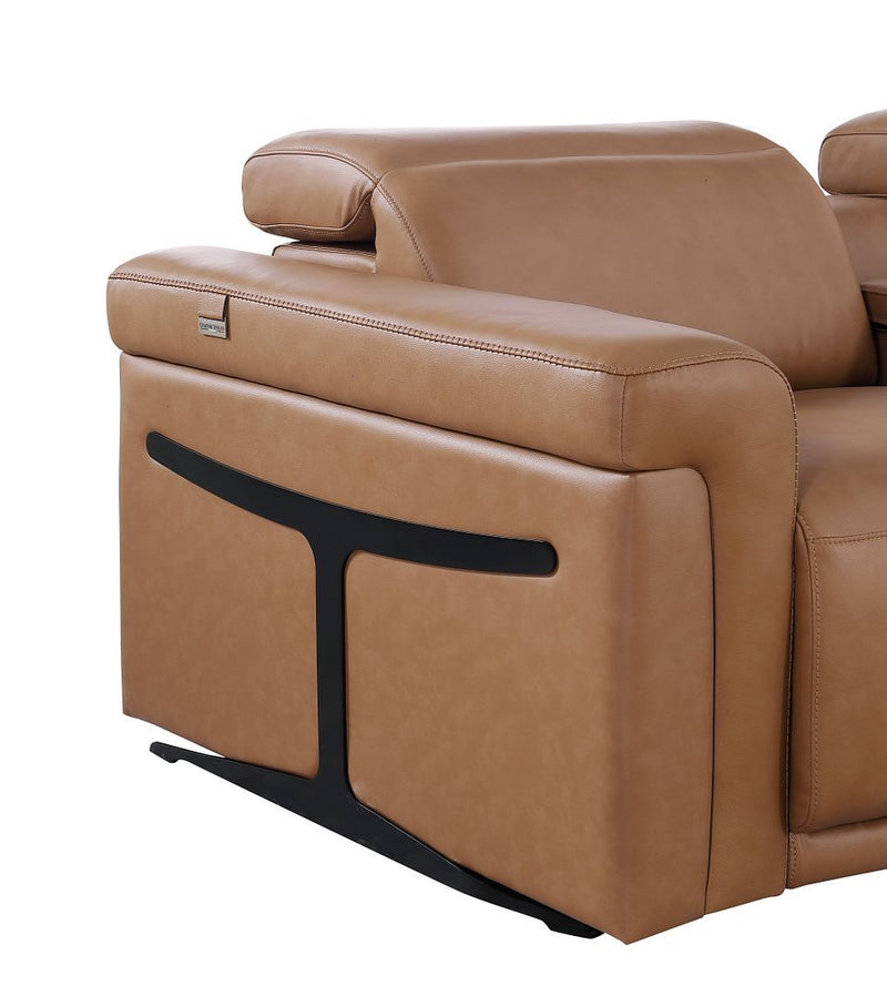 1126 - 6-Piece Modular Power Reclining Sofa, Loveseat & Chair Set In With 6 Power Recliners & Power Headrests