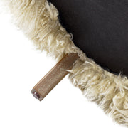 Enchante - New Zealand Sheepskin Accent Arm Chair - Taupe / Natural - R&R Furniture Gallery (Fountain Valley, CA)