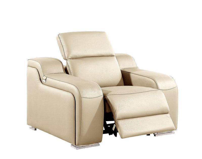 1116 - 6-Piece Modular Power Reclining Sofa, Loveseat & Chair Set In With 6 Power Recliners & Power Headrests