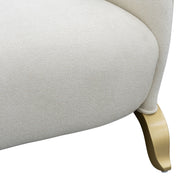 Scotts Square - Loveseat - Cornsilk / Light Champagne - R&R Furniture Gallery (Fountain Valley, CA)