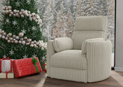Parker Living Radius Power Swivel Glider Recliner chair set with plush upholstery and wooden base, perfect for living room comfort.