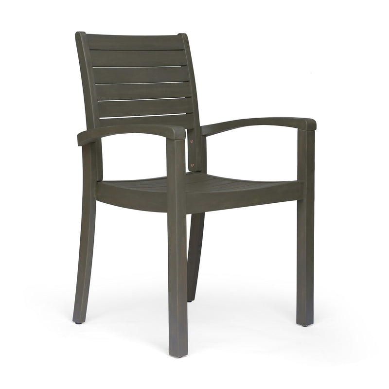 Outdoor Dining Chair, Stacking Design For Patio - R&R Furniture Gallery (Fountain Valley, CA)