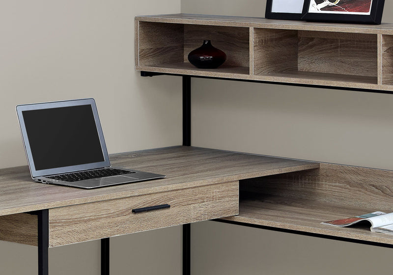 Computer Desk, Home Office, Corner, Storage Drawers, L Shape, Laptop, Contemporary & Modern - R&R Furniture Gallery (Fountain Valley, CA)
