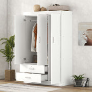 3 Door Wardrobe With 2 Drawers - R&R Furniture Gallery (Fountain Valley, CA)