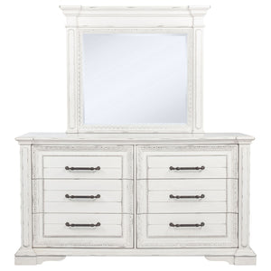 6 Drawer Dresser With Mirror - Vintage