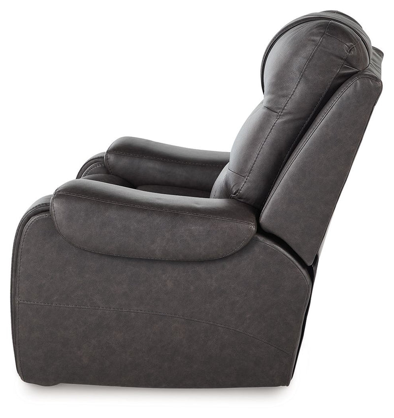 Femley - Rocker Recliner - Smoke - R&R Furniture Gallery (Fountain Valley, CA)
