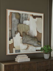 Wylander - Wall Art - Tan / Brown / Gray - R&R Furniture Gallery (Fountain Valley, CA)