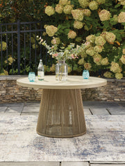 Orchard Beach - Outdoor Dining Table - Beige - R&R Furniture Gallery (Fountain Valley, CA)