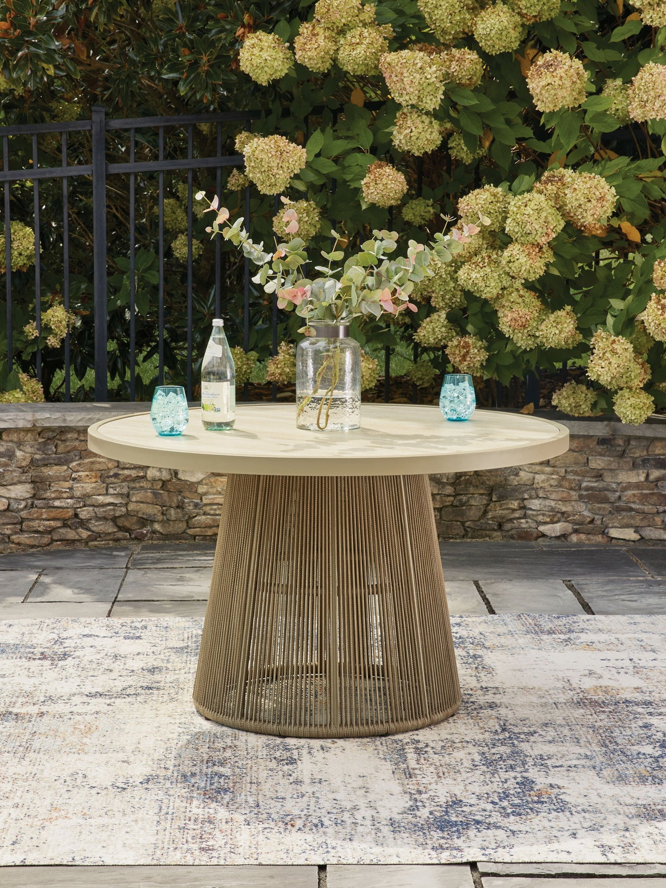 Orchard Beach - Outdoor Dining Table - Beige - R&R Furniture Gallery (Fountain Valley, CA)