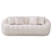 Maximilian - Modern Japandi Style Tight Back Boucle Couches - R&R Furniture Gallery (Fountain Valley, CA)