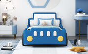 Race Car Shaped Platform Bed With Wheels - R&R Furniture Gallery (Fountain Valley, CA)