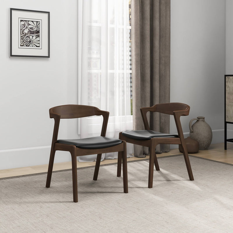 Dakota - Mid-Century Modern Dining Chair (Set of 2) - R&R Furniture Gallery (Fountain Valley, CA)