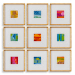 Petite Bijoux - Framed Canvases (Set of 9) - Brilliant
