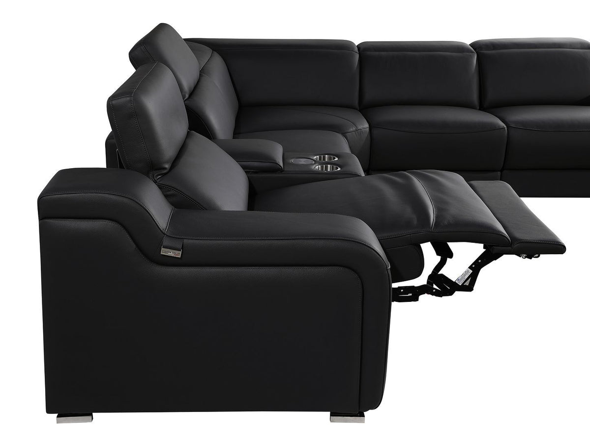 1116 - 12-Piece U-Shaped Sectional Sofa In With 4 Power Recliners & Power Headrests