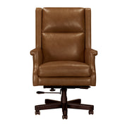 Dc132 - Leather Desk Chair - R&R Furniture Gallery (Fountain Valley, CA)