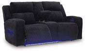 Forest Lake - Power Reclining Loveseat With Console / Adj Headrest - R&R Furniture Gallery (Fountain Valley, CA)