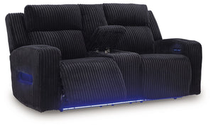 Forest Lake - Power Reclining Loveseat With Console / Adj Headrest - R&R Furniture Gallery (Fountain Valley, CA)