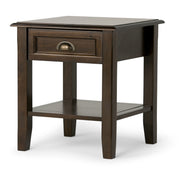 Burlington - End Table - Mahogany Brown - R&R Furniture Gallery (Fountain Valley, CA)