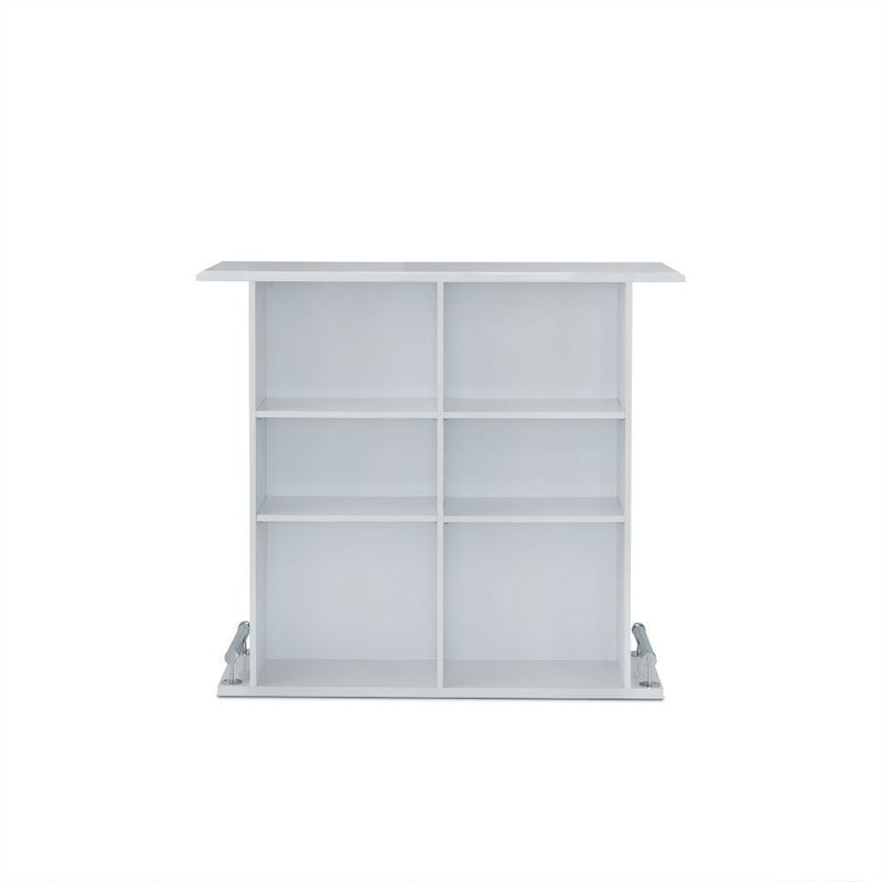 Kite - Bar Table - White High Gloss - R&R Furniture Gallery (Fountain Valley, CA)