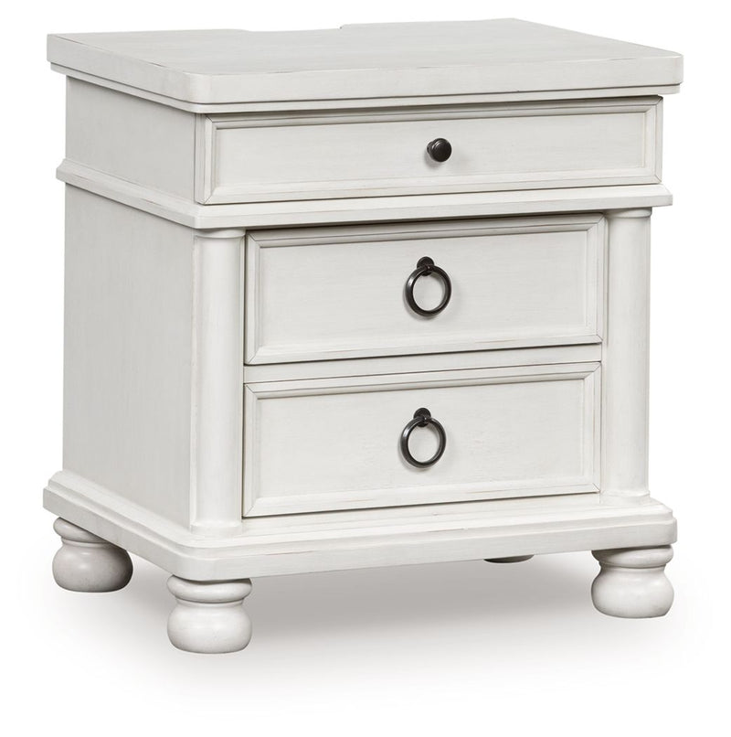 Rowlenstown - Three Drawer Night Stand - R&R Furniture Gallery (Fountain Valley, CA)