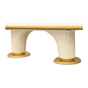 Scotts Square - Oval Dining Table - Light Champagne - R&R Furniture Gallery (Fountain Valley, CA)