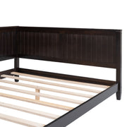 DreamHaus modern daybed sofa bed with neutral fabric upholstery, featuring clean lines and a minimalist design.