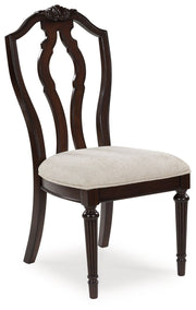 Lavinton - Dining Upholstered Side Chair (Set of 2) - Tan / Brown - R&R Furniture Gallery (Fountain Valley, CA)